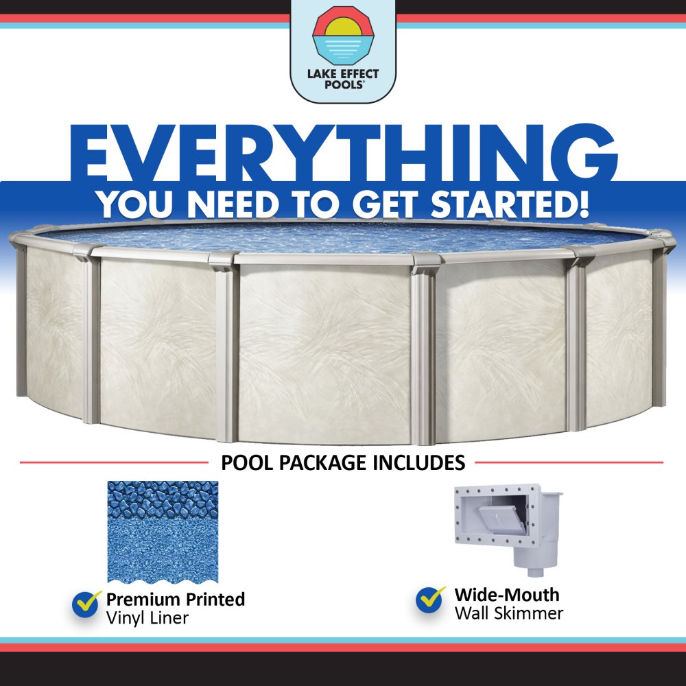 Fallston by Lake Effect Pools® Round Above Ground Pool Kit