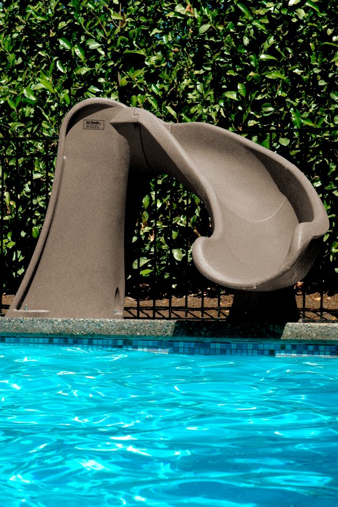 Cyclone&trade; In-Ground Pool Slide - Taupe