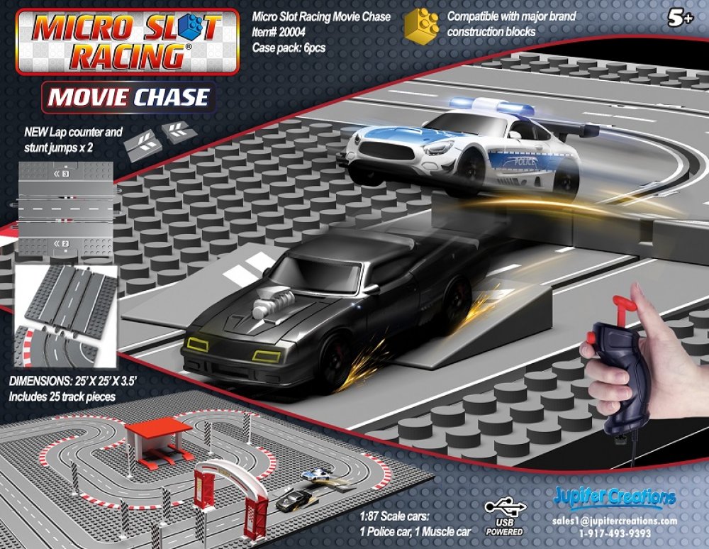 Micro Slot Racing <BR> Movie Chase