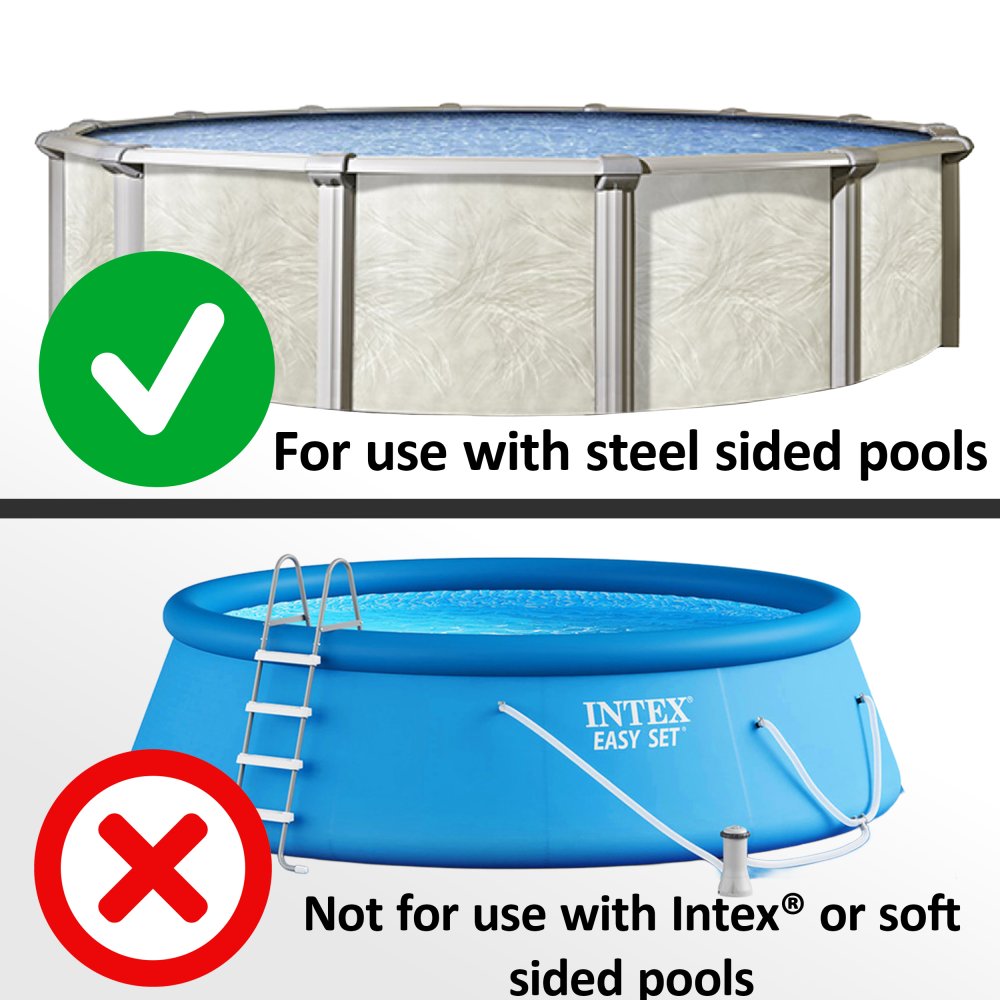 Aqua Select® A-Frame Swing Up & Lock Ladder for Above Ground Pools