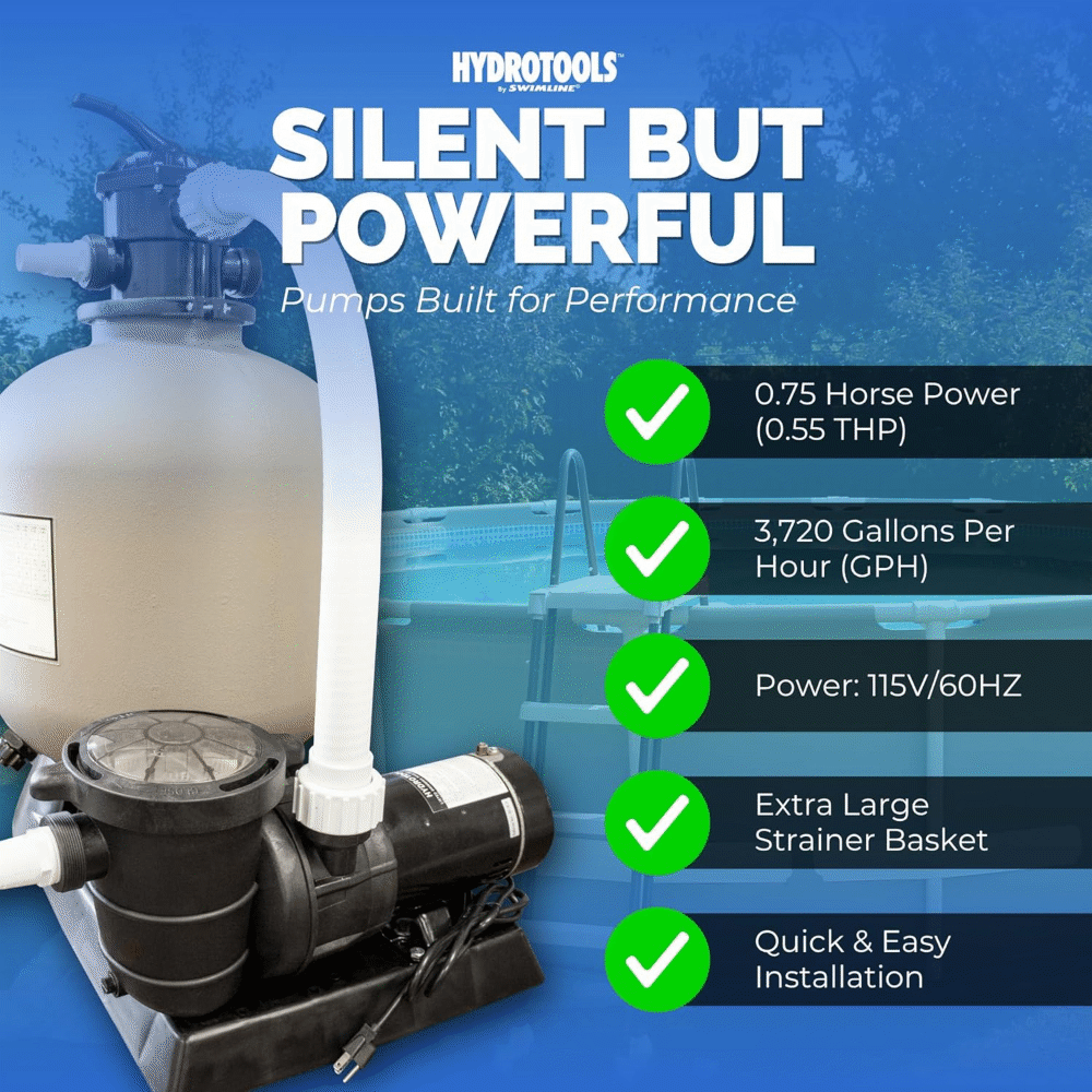 Swimline&reg; Sand Filter Systems w/ Pump (Various Sizes)