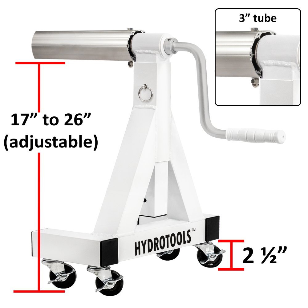 HydroTools&trade; Commercial Quality Inground Pool Solar Reel System w/ Adjustable Height (Various Widths)