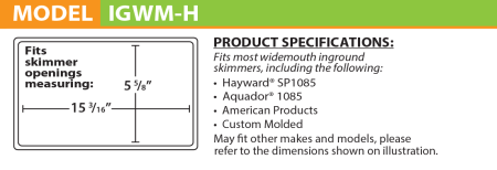 The Skimmer Plug™ Winter Skimmer Seal (Various Sizes)