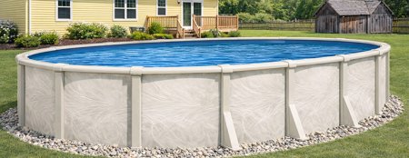 Forever by Lake Effect Pools® Oval Above Ground Pool Kit
