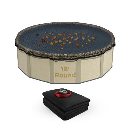 Buffalo Blizzard&reg; Round Pool Leaf Net Cover For Above Ground Pool (Various Sizes)