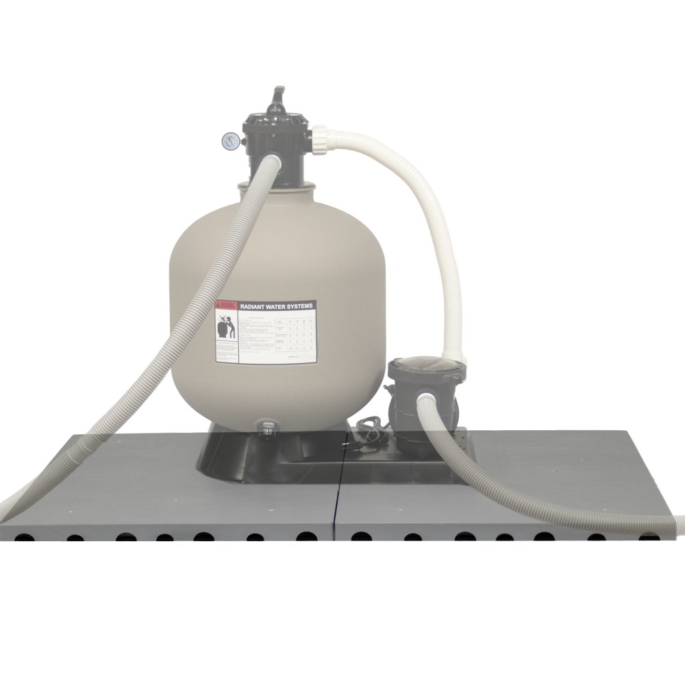Rx Clear® Resin Universal Pool Pump and Filter Interlock Base Pad (Various Qty)