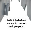 Rx Clear® Resin Universal Pool Pump and Filter Interlock Base Pad (Various Qty)