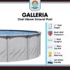 Galleria by Lake Effect Pools® Oval Above Ground Pool Kit