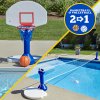 Aqua Select® 2-in-1 Basketball / Volleyball Game for Inground Pools