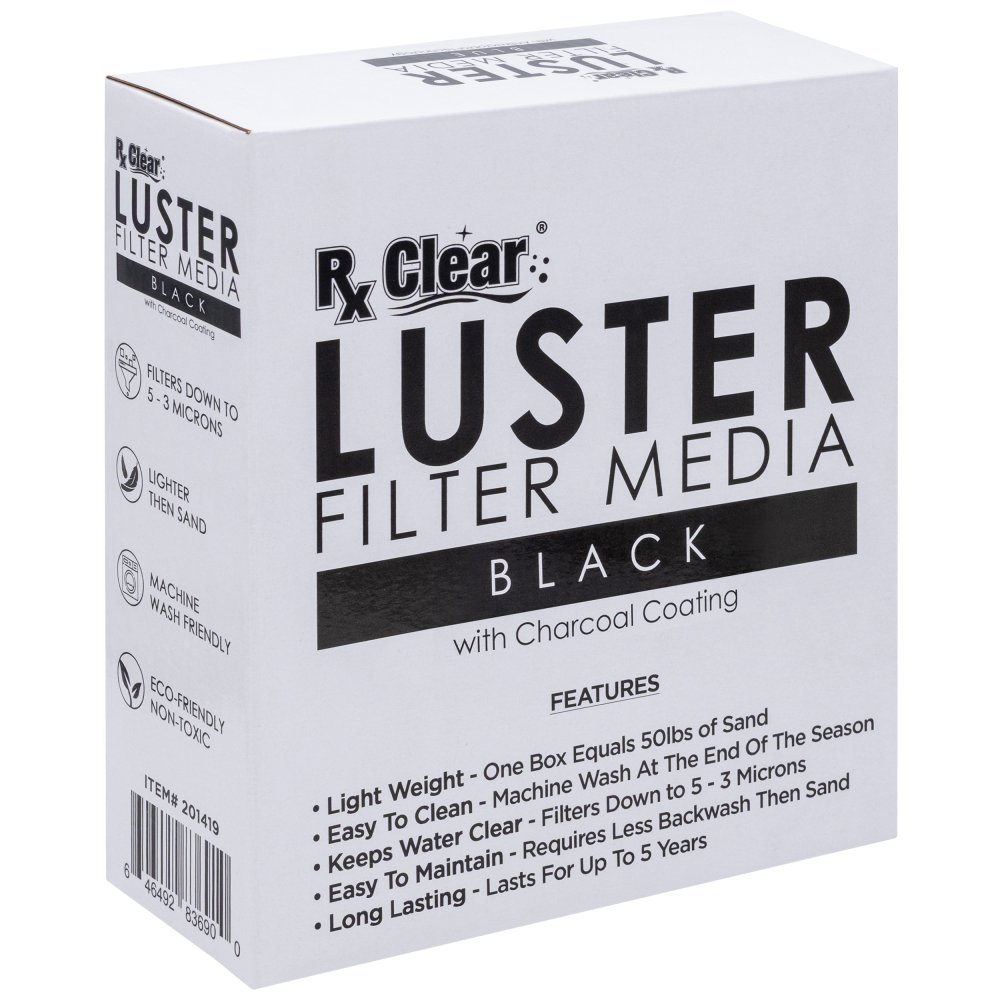 Rx Clear® Luster Media For Sand Filters (Various Types)