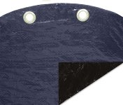 Buffalo Blizzard® Deluxe Blue/Black Winter Cover for a 8' x 12' Oval Pool With 6