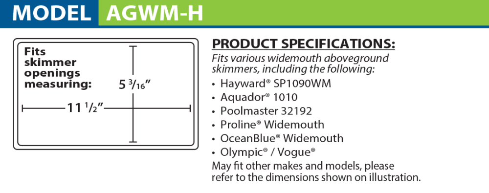 The Skimmer Plug™ Winter Skimmer Seal (Various Sizes)