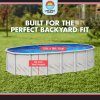 Galleria by Lake Effect Pools® Oval Above Ground Pool Kit