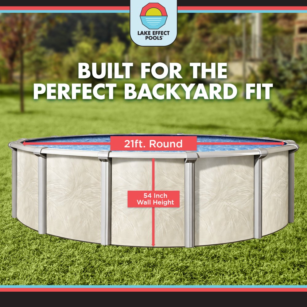 Forever by Lake Effect Pools® Round Above Ground Pool Kit