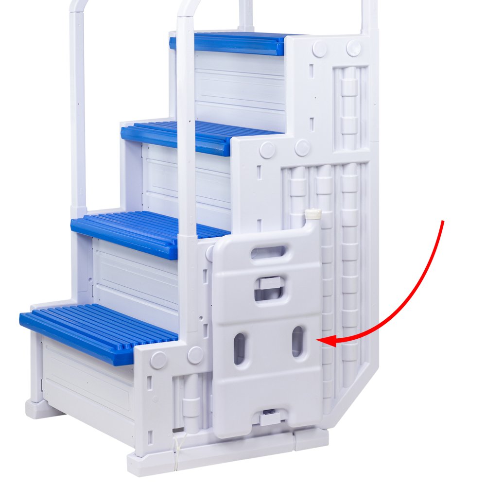 Aqua Select® Weights for Above Ground In Pool Steps - White - One Pair