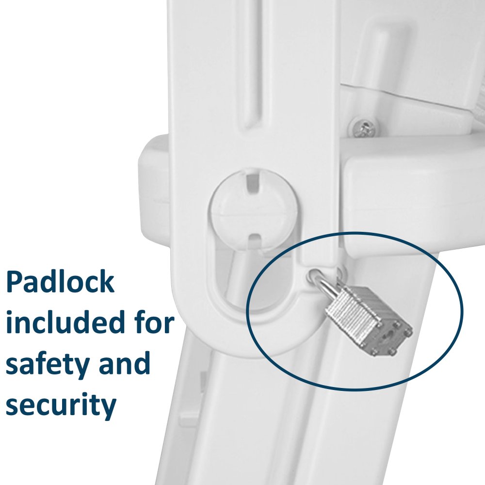 Aqua Select® A-Frame Swing Up & Lock Ladder for Above Ground Pools