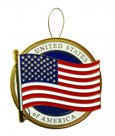 US Flag Ornament