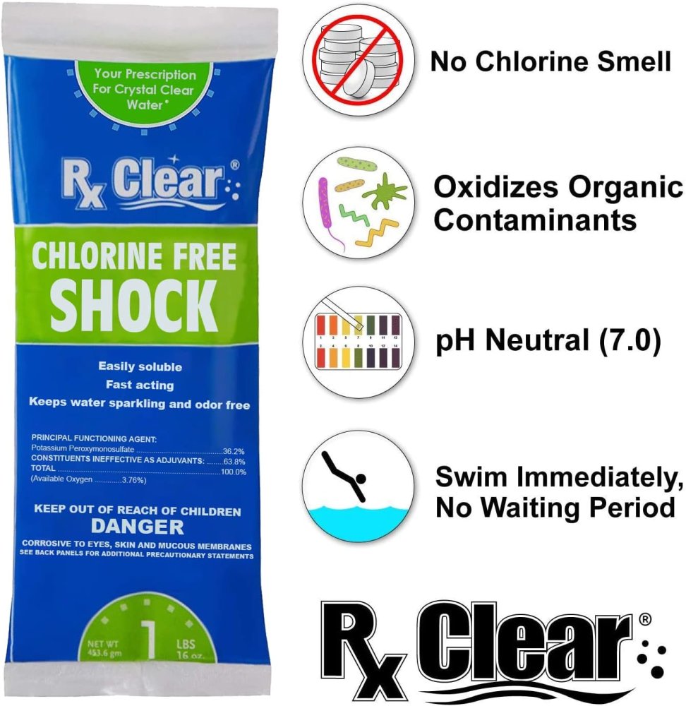 Rx Clear&reg; Chlorine Free Pool Shock