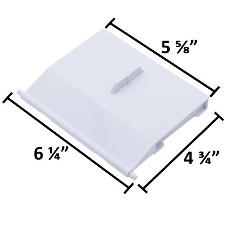 Replacement Pool Skimmer Weir Door - Replacement Pool Skimmer Weir Door - 5-5/8" W x 4-3/4" L