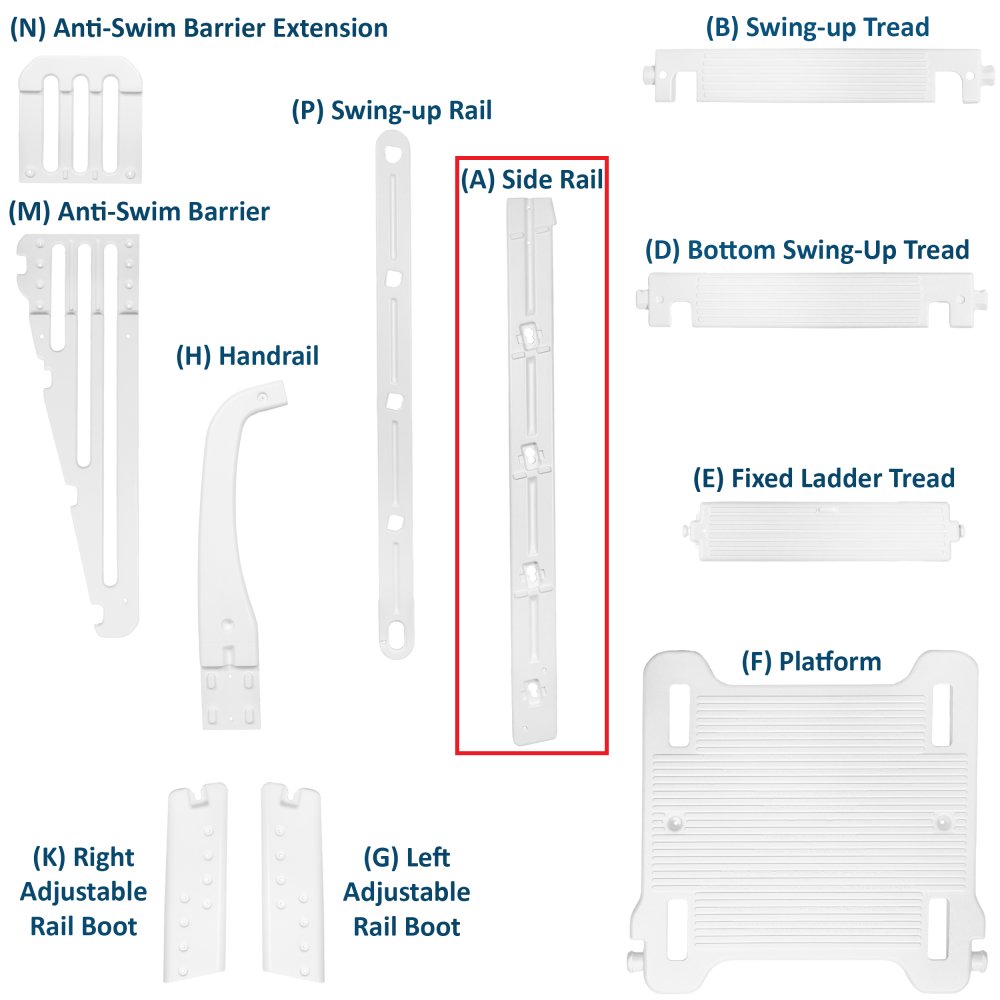 Aqua Select® A-Frame Swing Up & Lock Ladder Replacement Parts