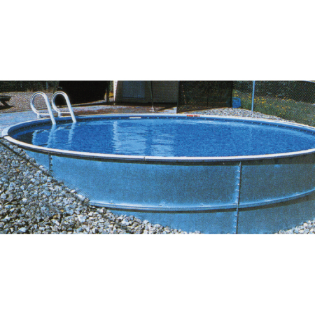 Dominica by Lake Effect Pools® Oval Semi Inground Pool Kit