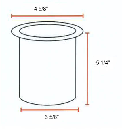 Replacement Strainer Basketfor Jacuzzi® Pump L Series Measurements