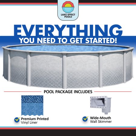 Lifestyle by Lake Effect Pools® Round Above Ground Pool Kit With 54" Wall
