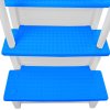 Above Ground Pool Steps, Anti-Slip Blue