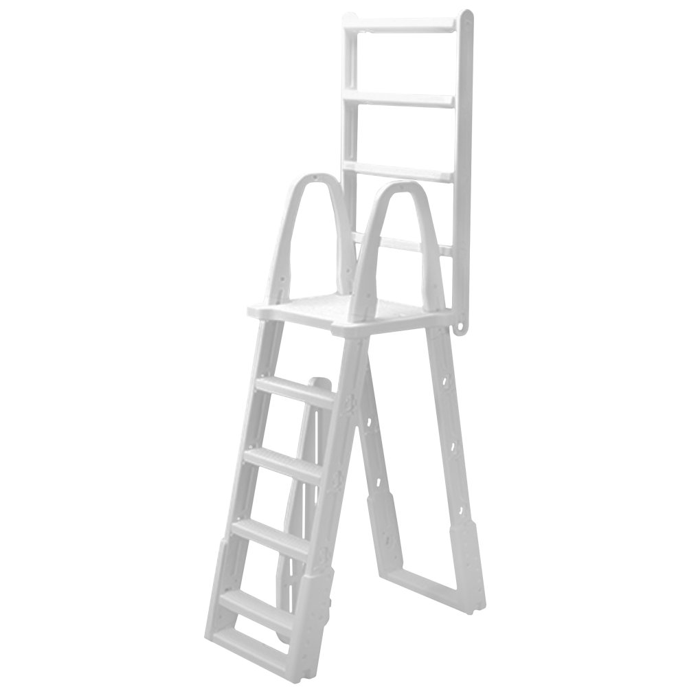Aqua Select® A-Frame Swing Up & Lock Ladder for Above Ground Pools