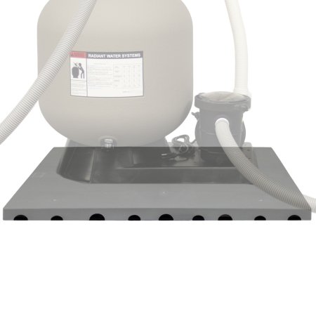Rx Clear® Resin Universal Pool Pump and Filter Interlock Base Pad (Various Qty)