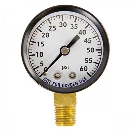 Aqua Select® Pressure Gauge 1¼" Side Mount