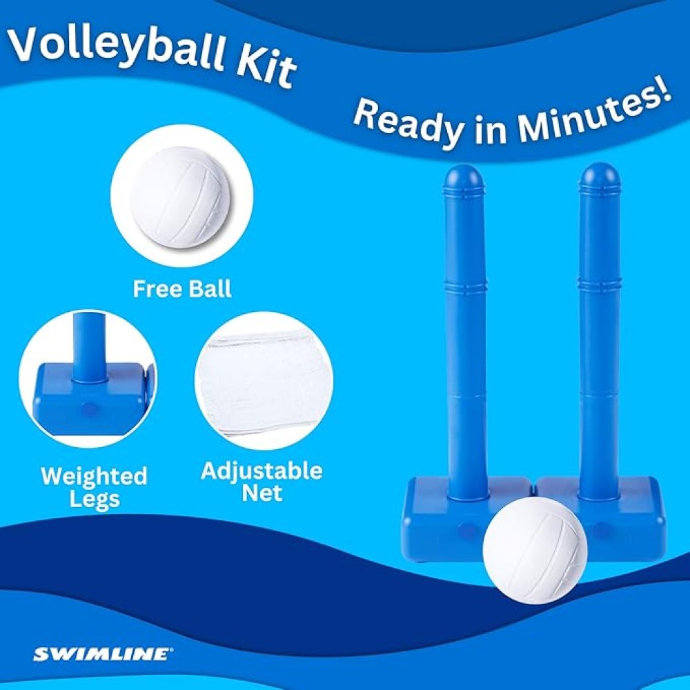 Swimline&reg; Volleyball Game for In-Ground Swimming Pools