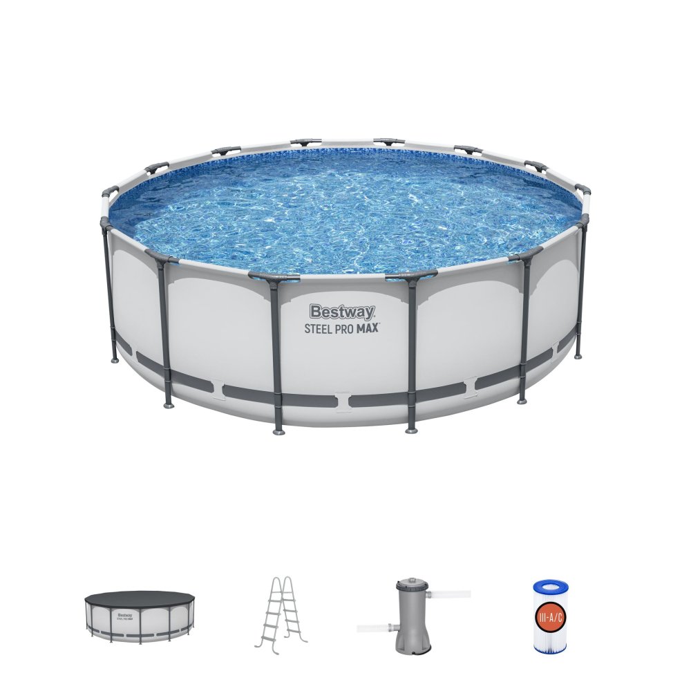 Bestway® Steel Pro MAX™ 48"H Round Above Ground Pool Kits