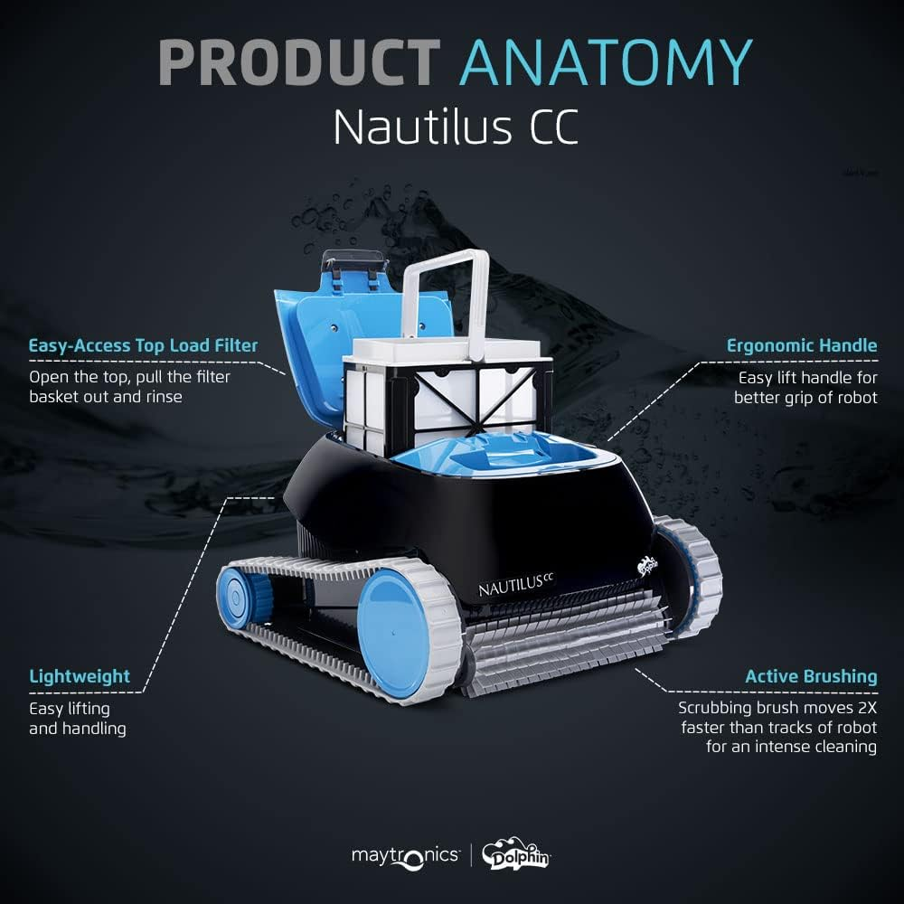 Dolphin™ Nautilus CC Automatic Robotic Pool Vacuum Cleaner