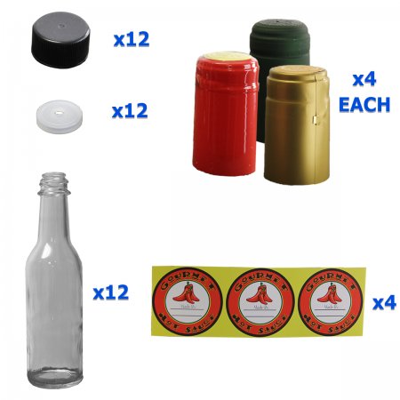 Hot Sauce<BR>Bottling Kit