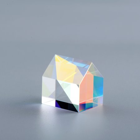 House-Shaped Prism with LED Case