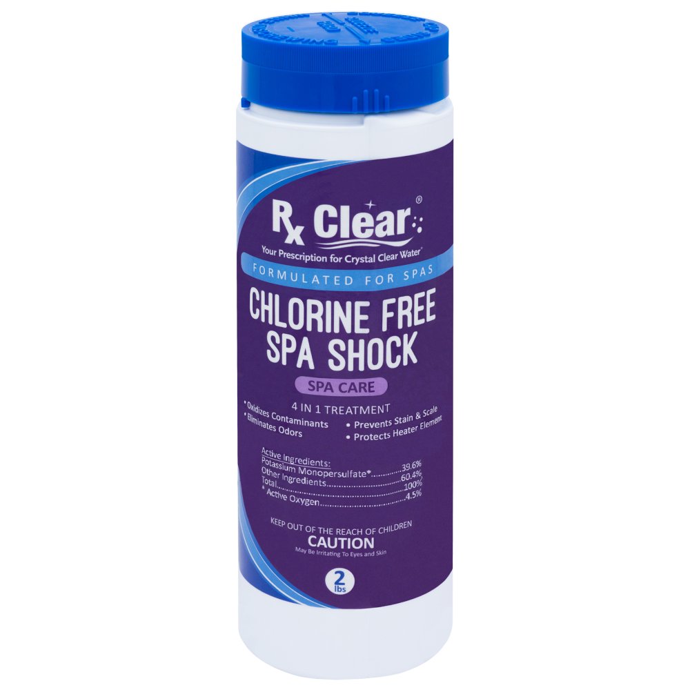 Rx Clear® Chlorine Free Spa Shock 4-In-1 Treatment