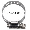 Stainless Steel Worm Gear Hose Clamps (Various Pack Sizes)