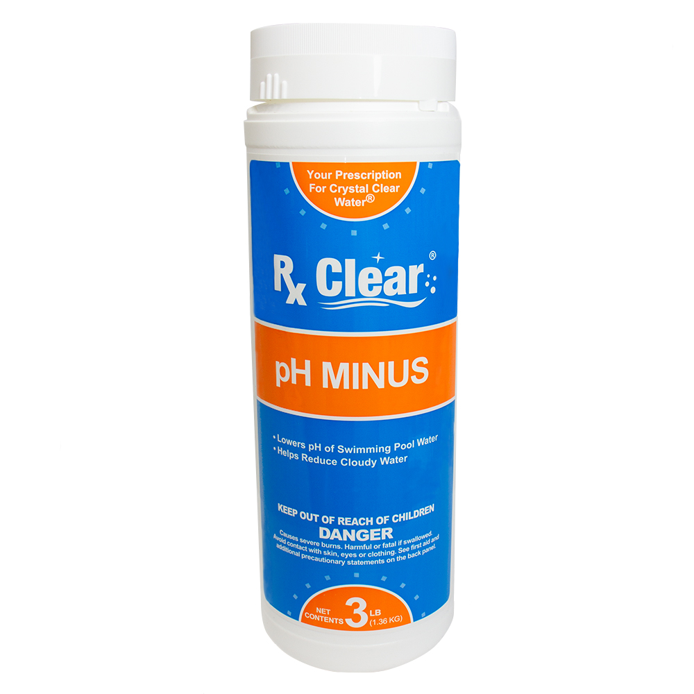 Rx Clear&reg; Swimming Pool pH Minus (Various Quantities)