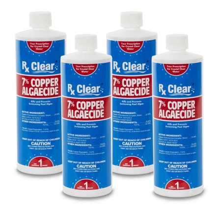 Rx Clear® 7% Copper Algaecide - 4 Pack