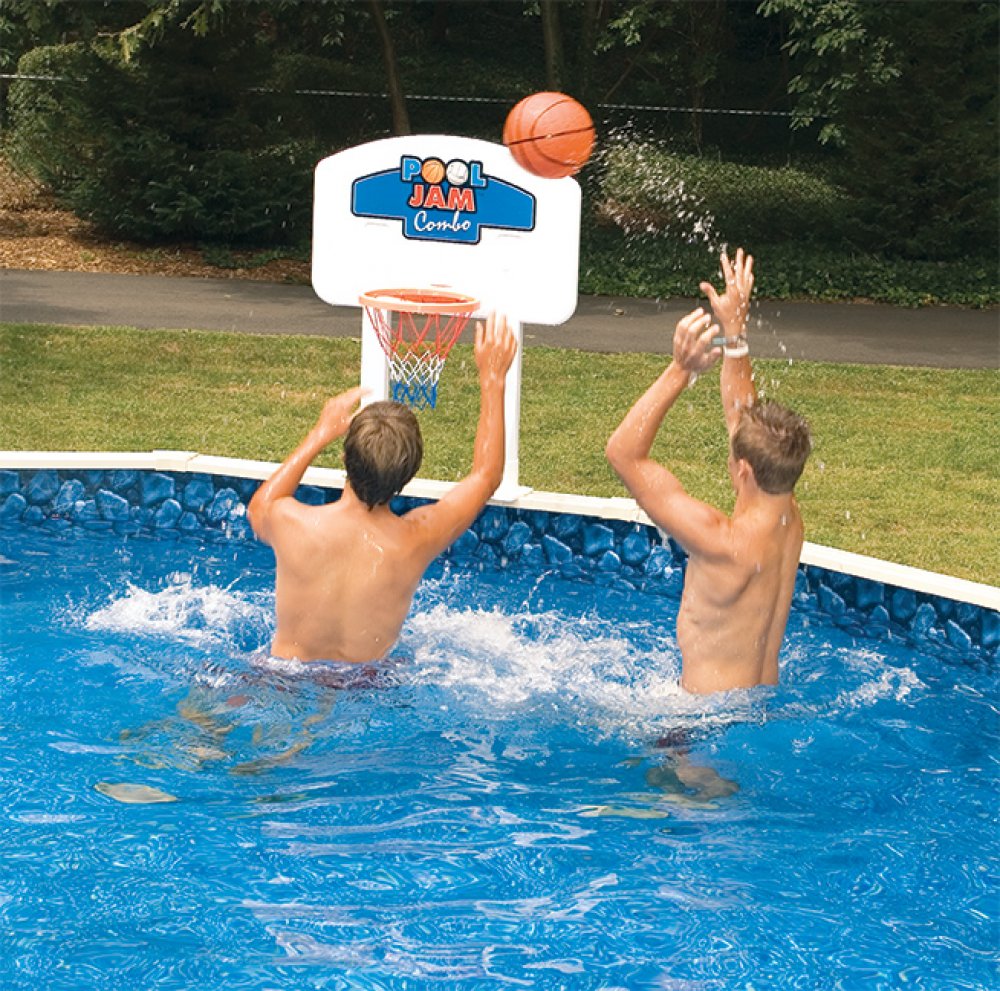 Playing Water Basketball