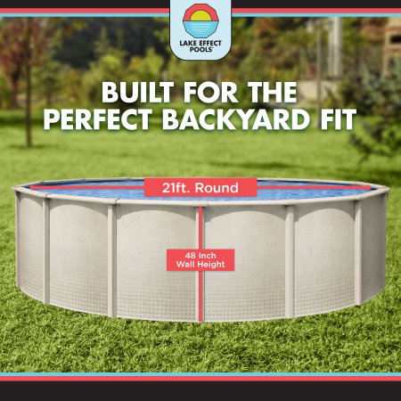 Impressions by Lake Effect Pools® Round Above Ground Pool Kit