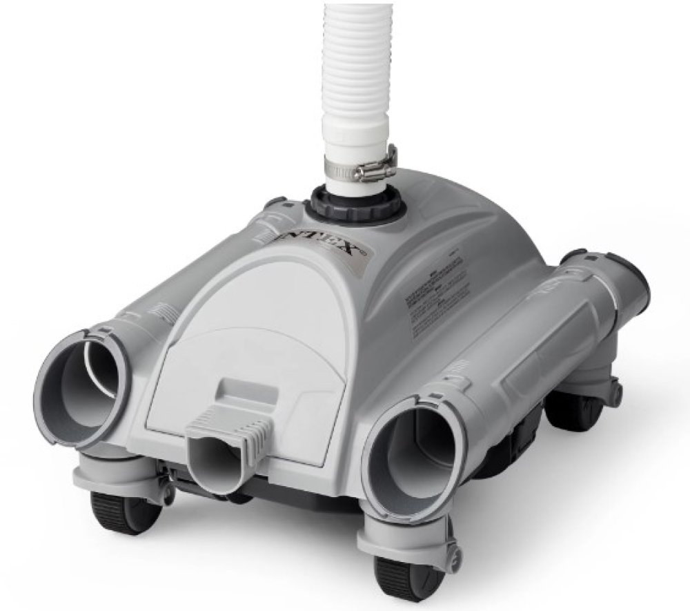 Back Of Intex® Automatic Pool Cleaner Infographic