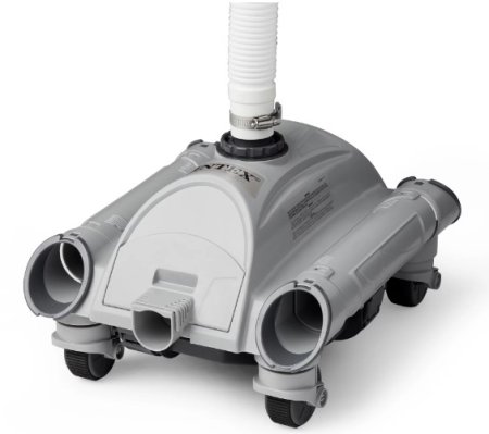Back Of Intex® Automatic Pool Cleaner Infographic