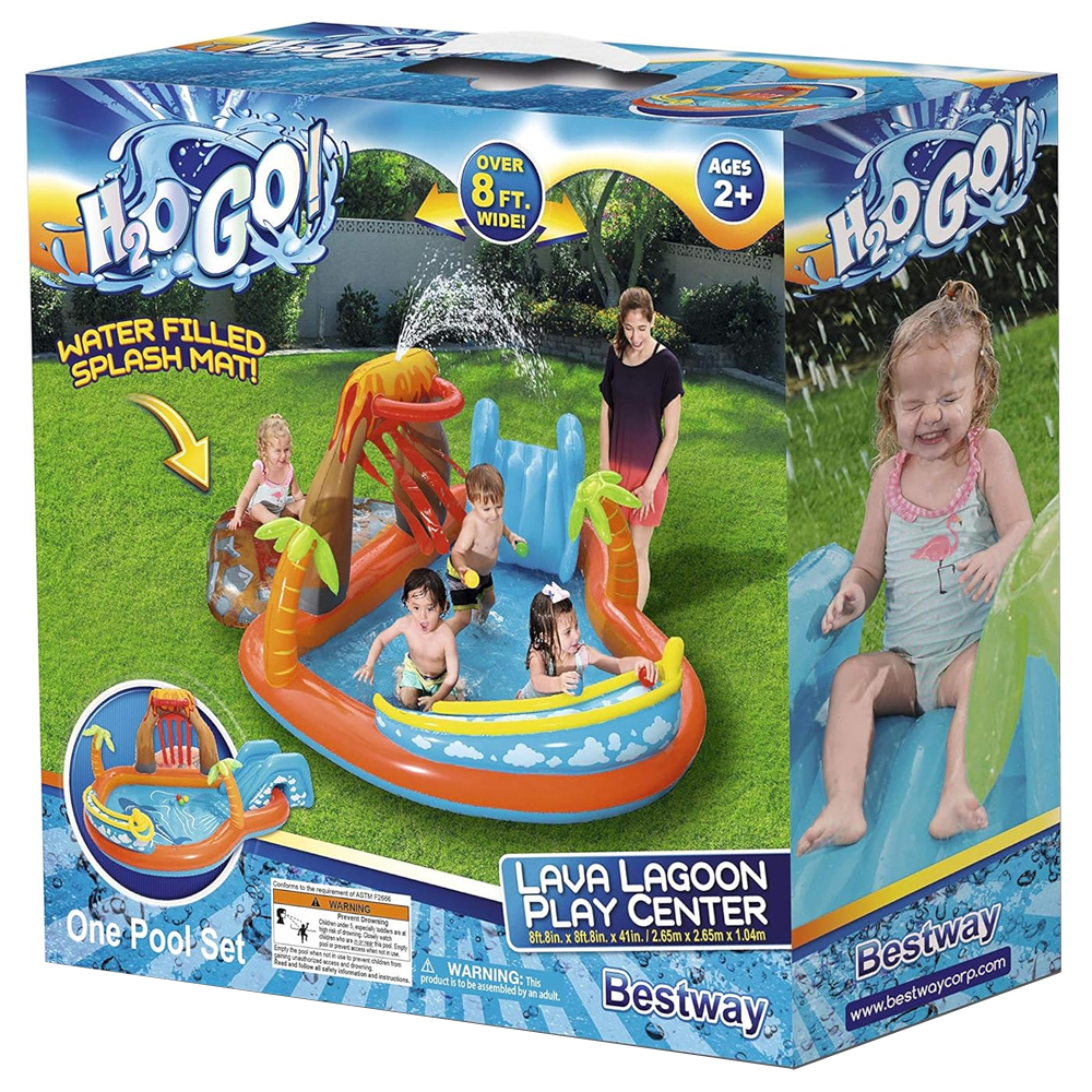 Lava Lagoon Inflatable Play Pool Center