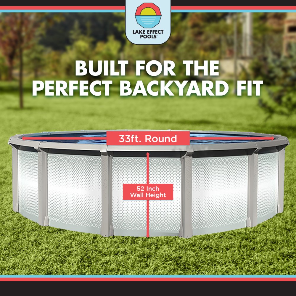 Grand Cayman by Lake Effect Pools® Round Above Ground Pool Kit