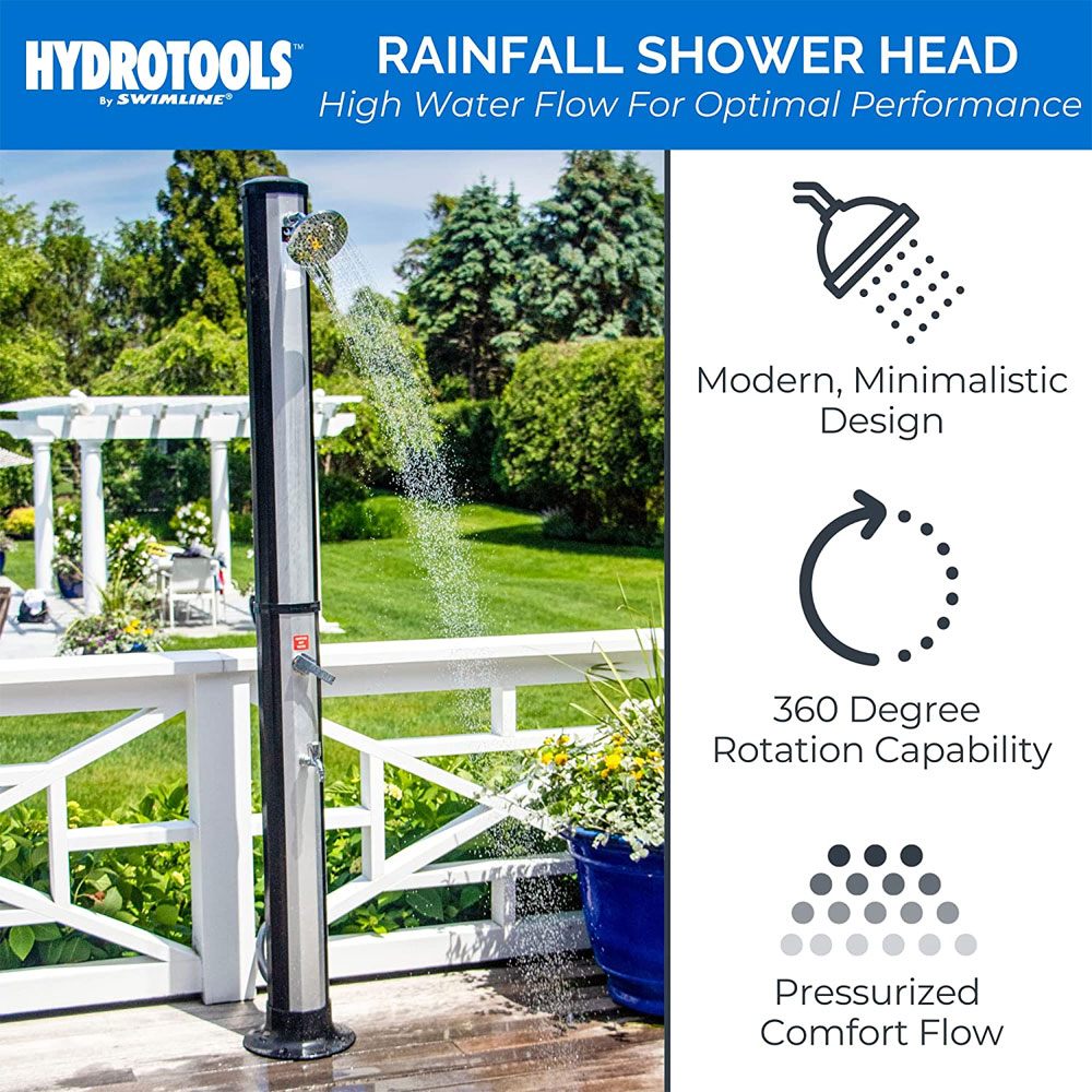 HydroTools&trade; by Swimline&reg; 7' Outdoor Niagara Solar Shower