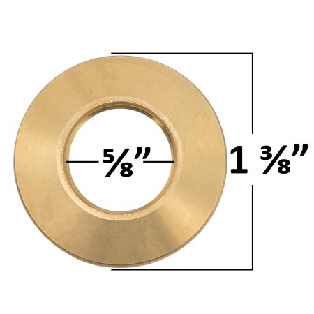 Brass Anchor Collar for Loop-Loc&trade; Covers - Each