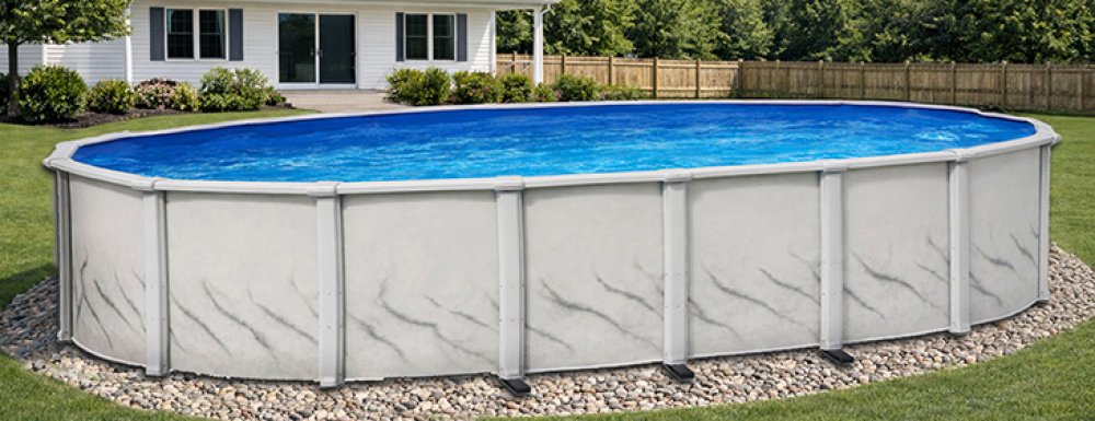 Galleria by Lake Effect Pools® Oval Above Ground Pool Kit