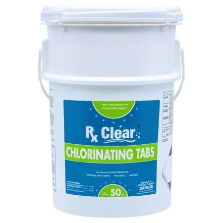 Pool Chlorine Tablets from Rx Clear&reg; 3"